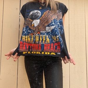 1995 Daytona Bike Week Cutoff Tshirt